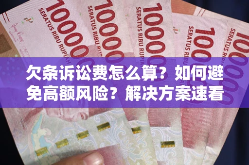 北京欠条诉讼费怎么算？如何避免高额风险？解决方案速看！