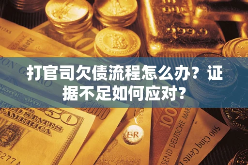 北京打官司欠债流程怎么办？证据不足如何应对？