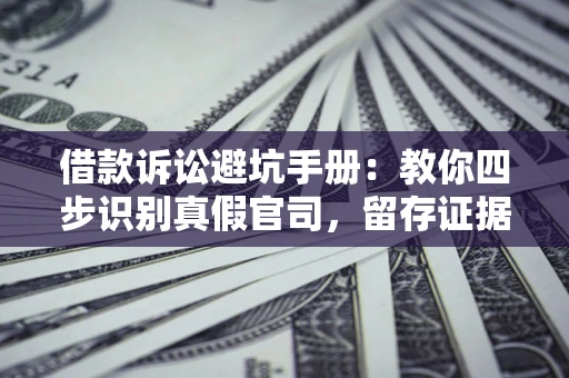 北京借款诉讼避坑手册：教你四步识别真假官司，留存证据不踩雷