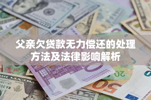 北京父亲欠贷款无力偿还的处理方法及法律影响解析